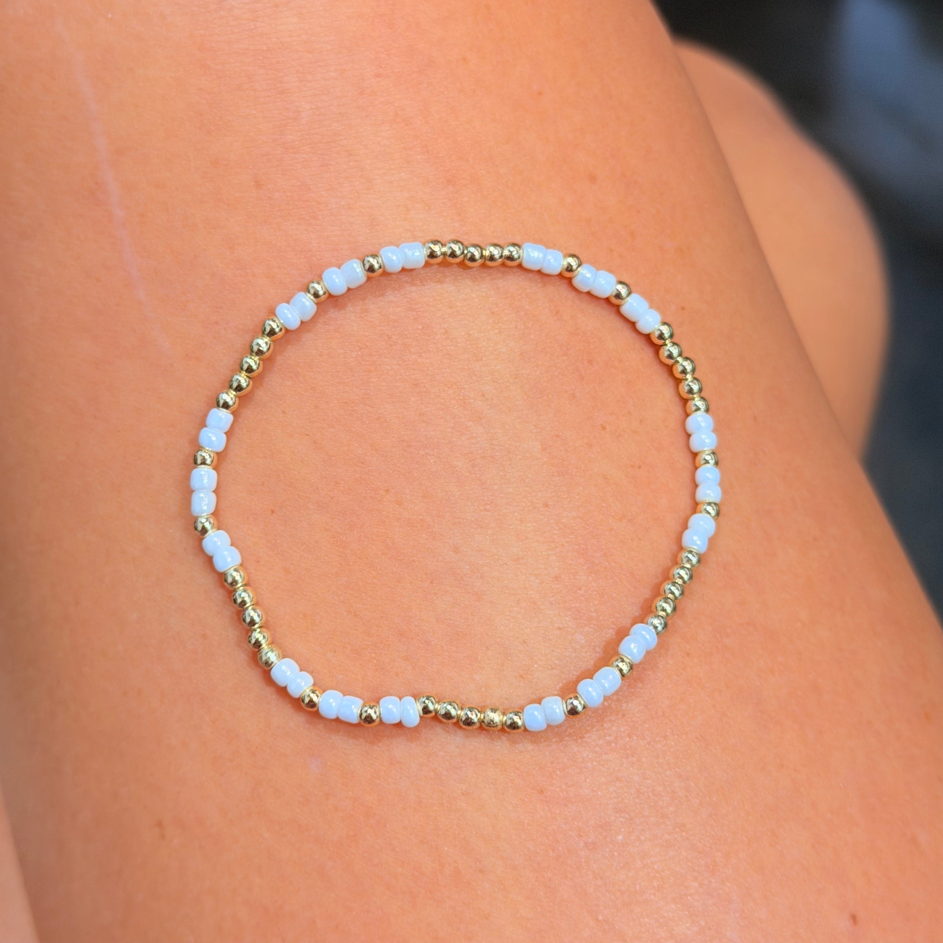 White Pop Colored Bracelet : S126
