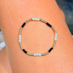 Black Pearly Pop Bracelet : S146