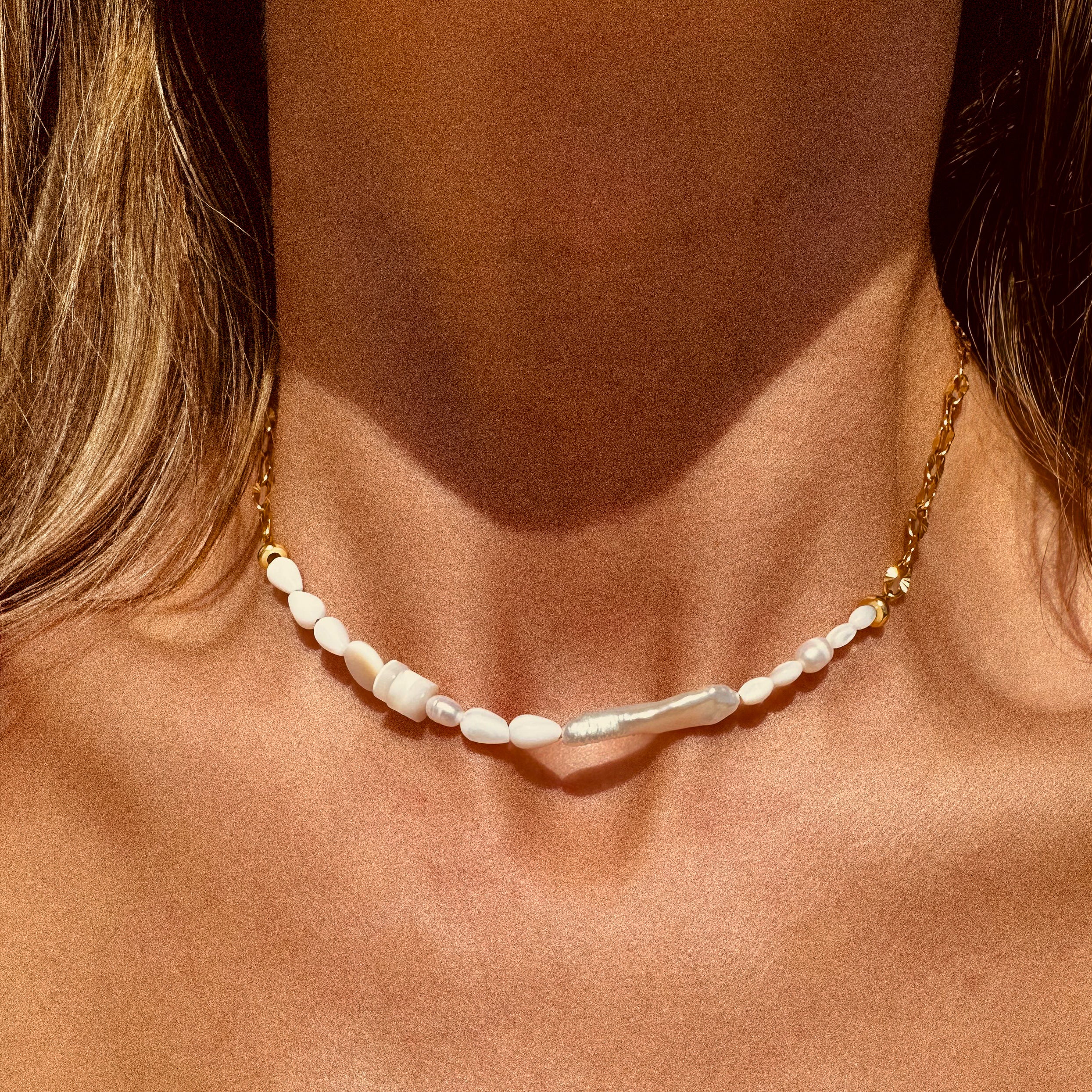 Pearl Cluster by Tracy  Necklace - N173