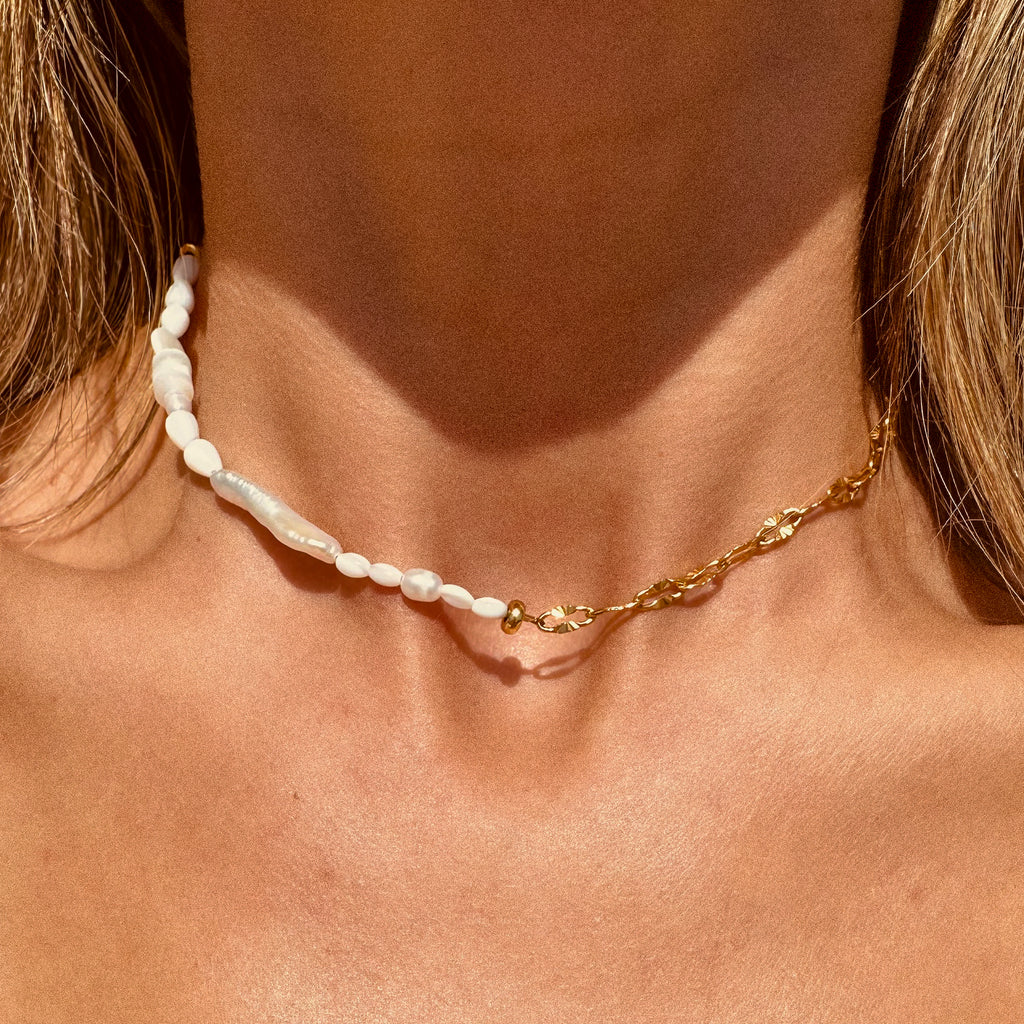Pearl Cluster by Tracy  Necklace - N173
