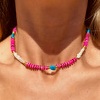 Pink Mermaid Pearl Necklace - N165