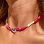 Pink Mermaid Pearl Necklace - N165