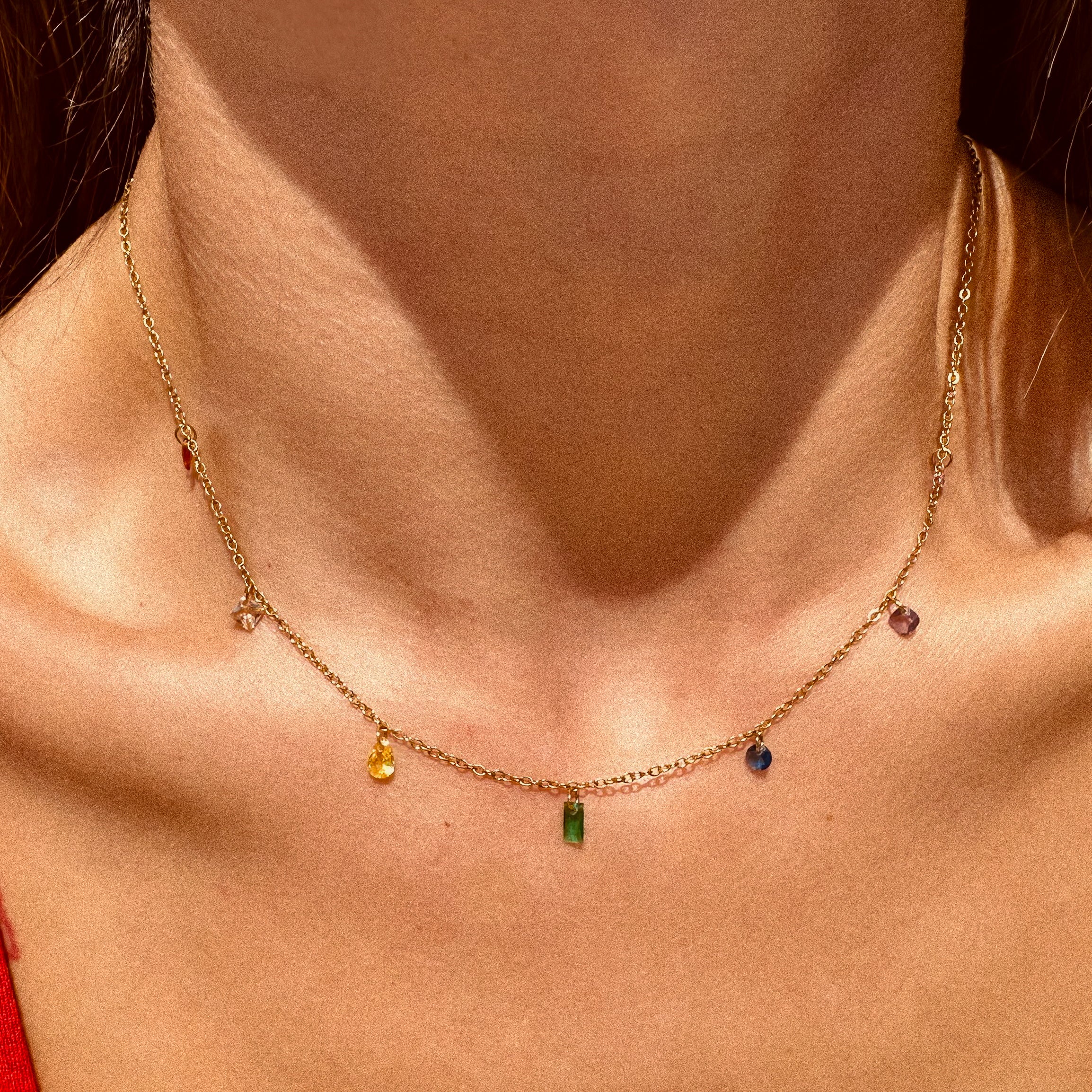 Beachy Treasures Chain Necklace - N172