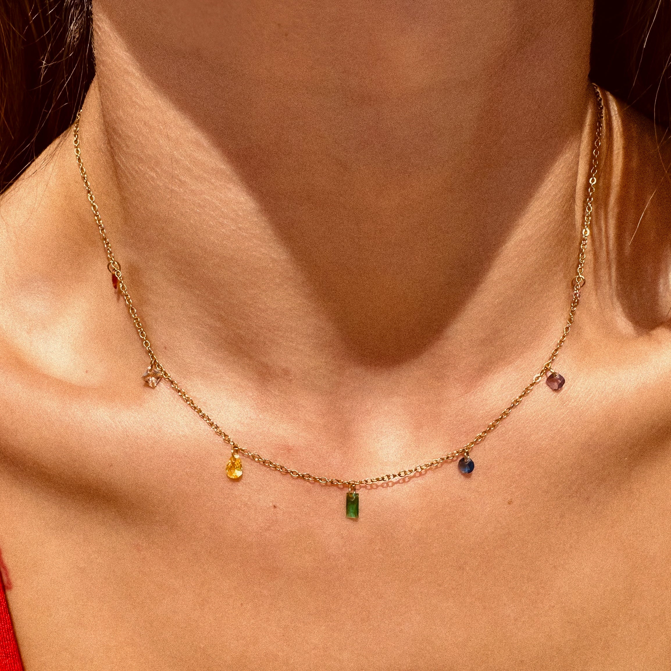 Beachy Treasures Chain Necklace - N172