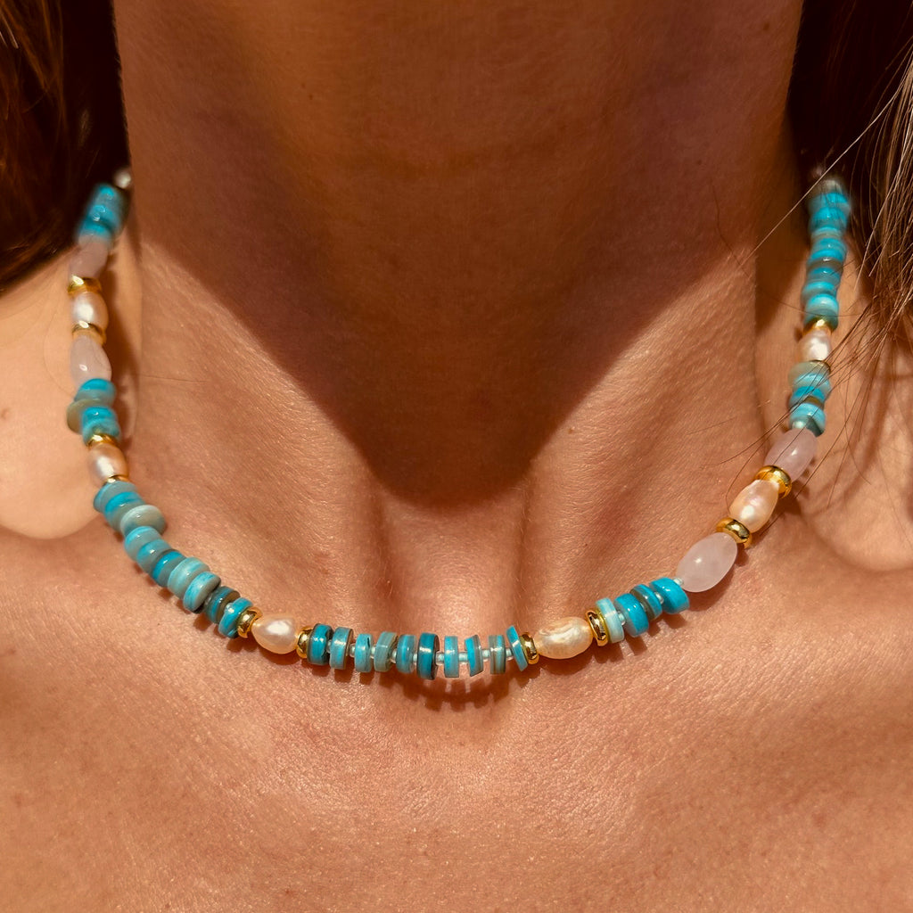 Ocean Kissed By Desire Necklace - N166