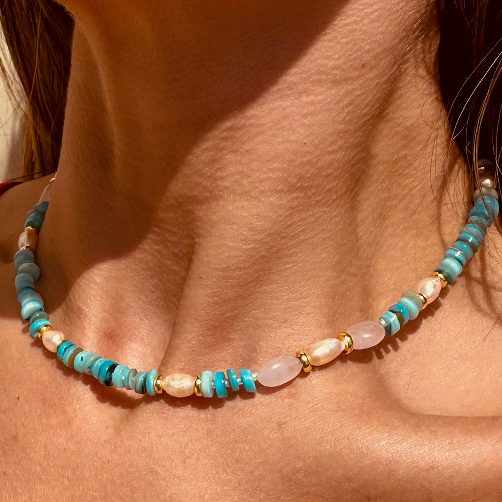Ocean Kissed By Desire Necklace - N166
