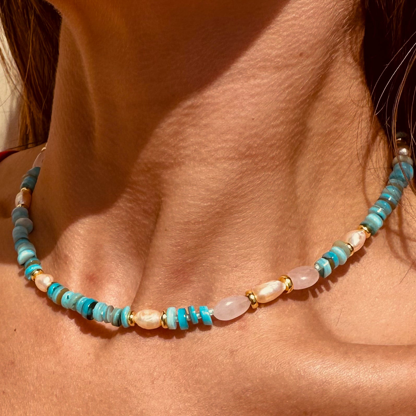 Ocean Kissed By Desire Necklace - N166
