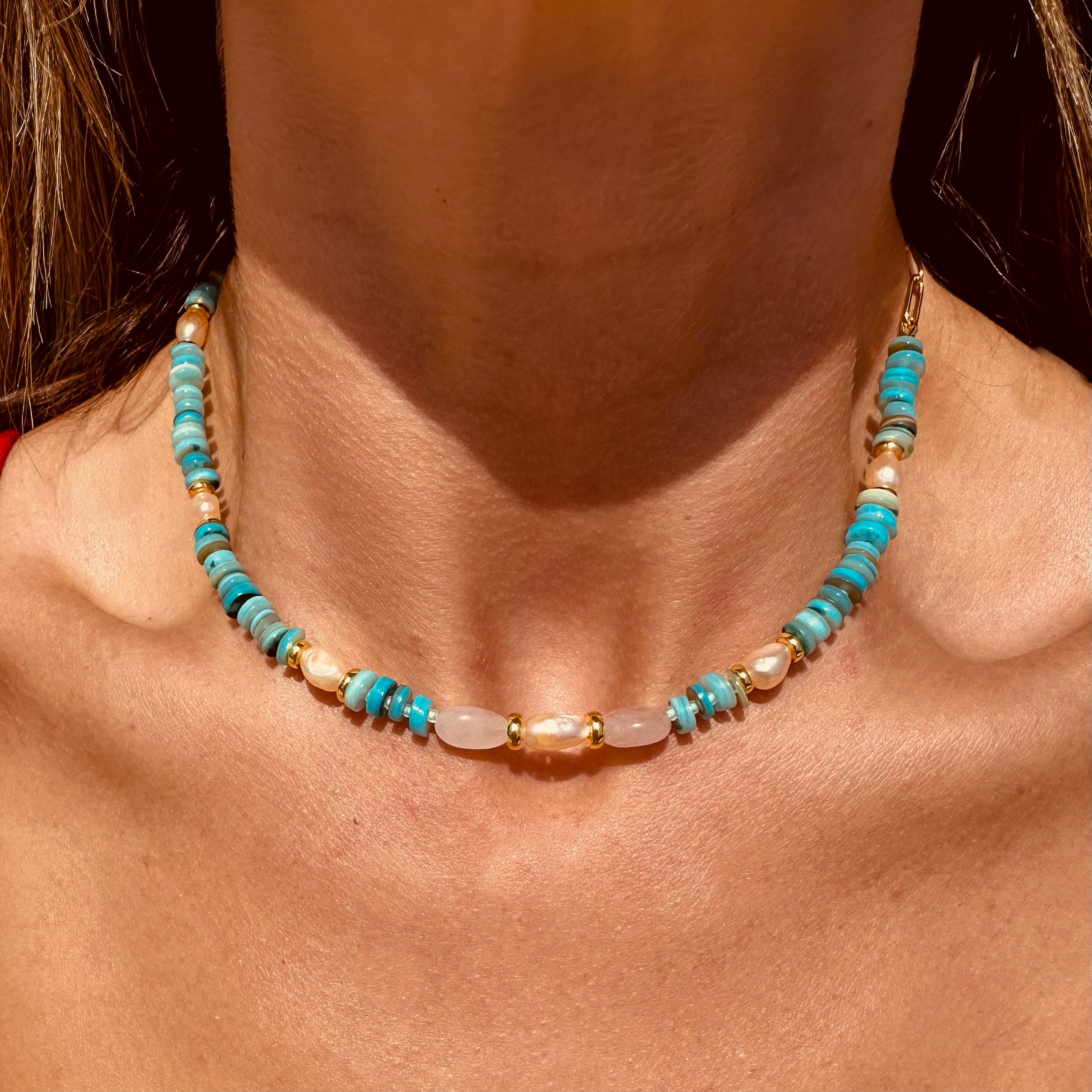 Ocean Kissed By Desire Necklace - N166