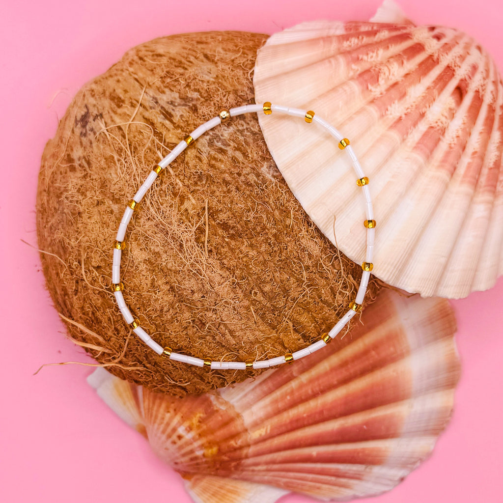 Golden Glow Anklet - K5