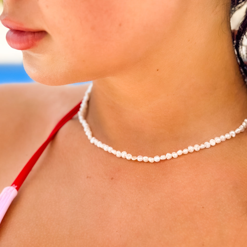 Moonlight Freshwater Pearl Necklace - N66