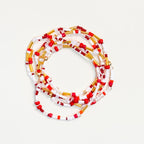 Red White & Gold Bracelet - S33