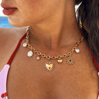 Sun-Kissed Flame Necklace  - N30