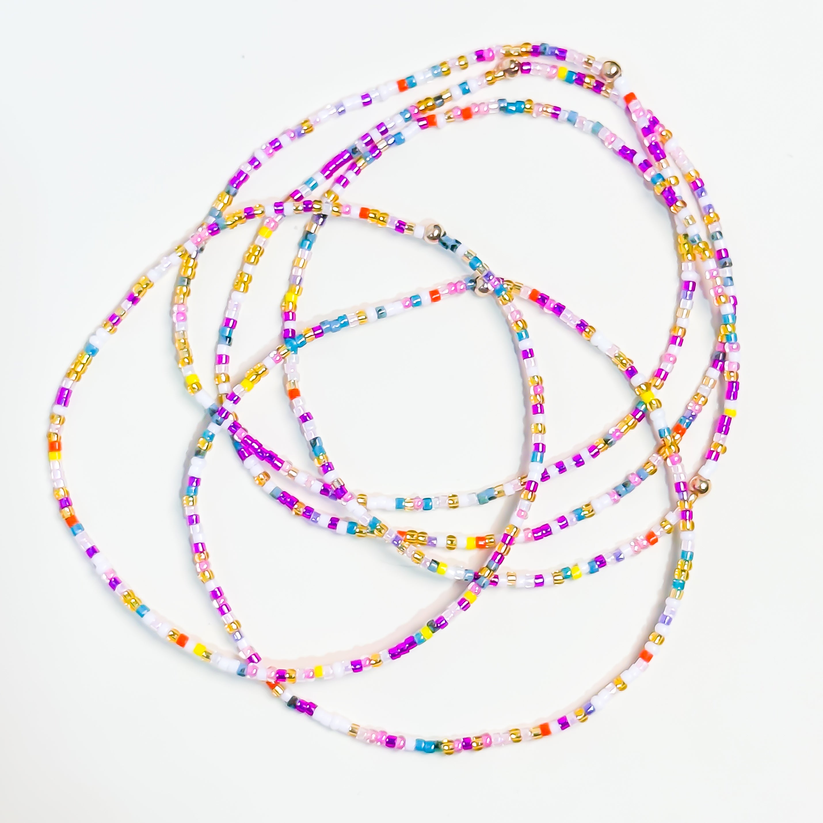 Purple Sunset Anklet - K9