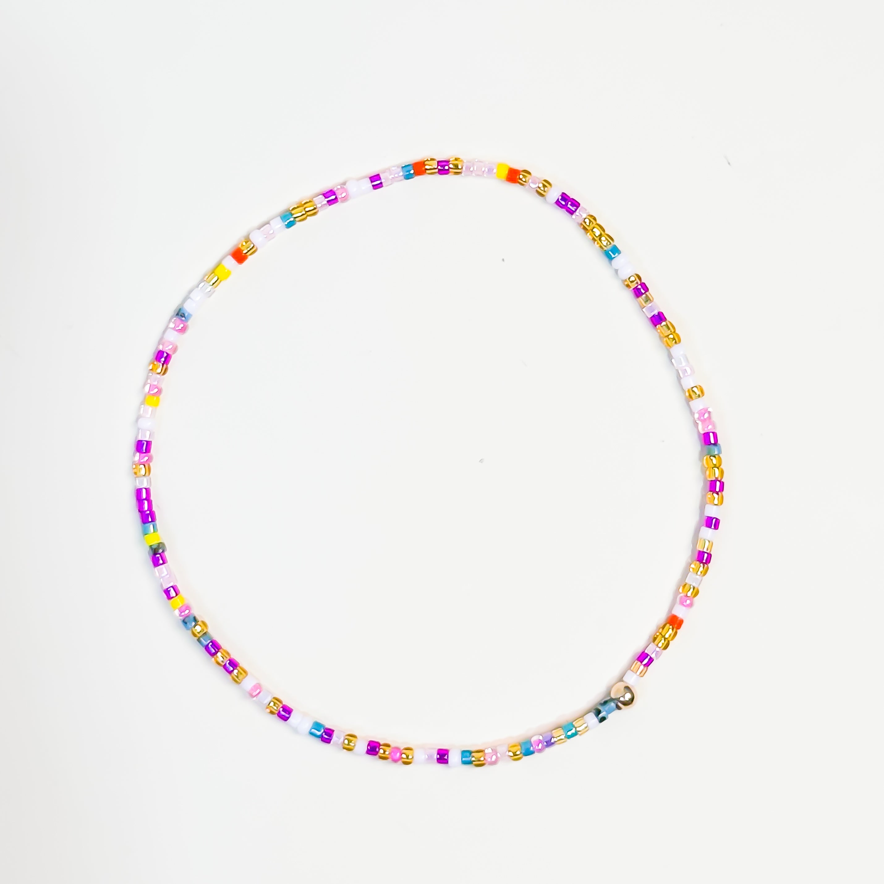 Purple Sunset Anklet - K9