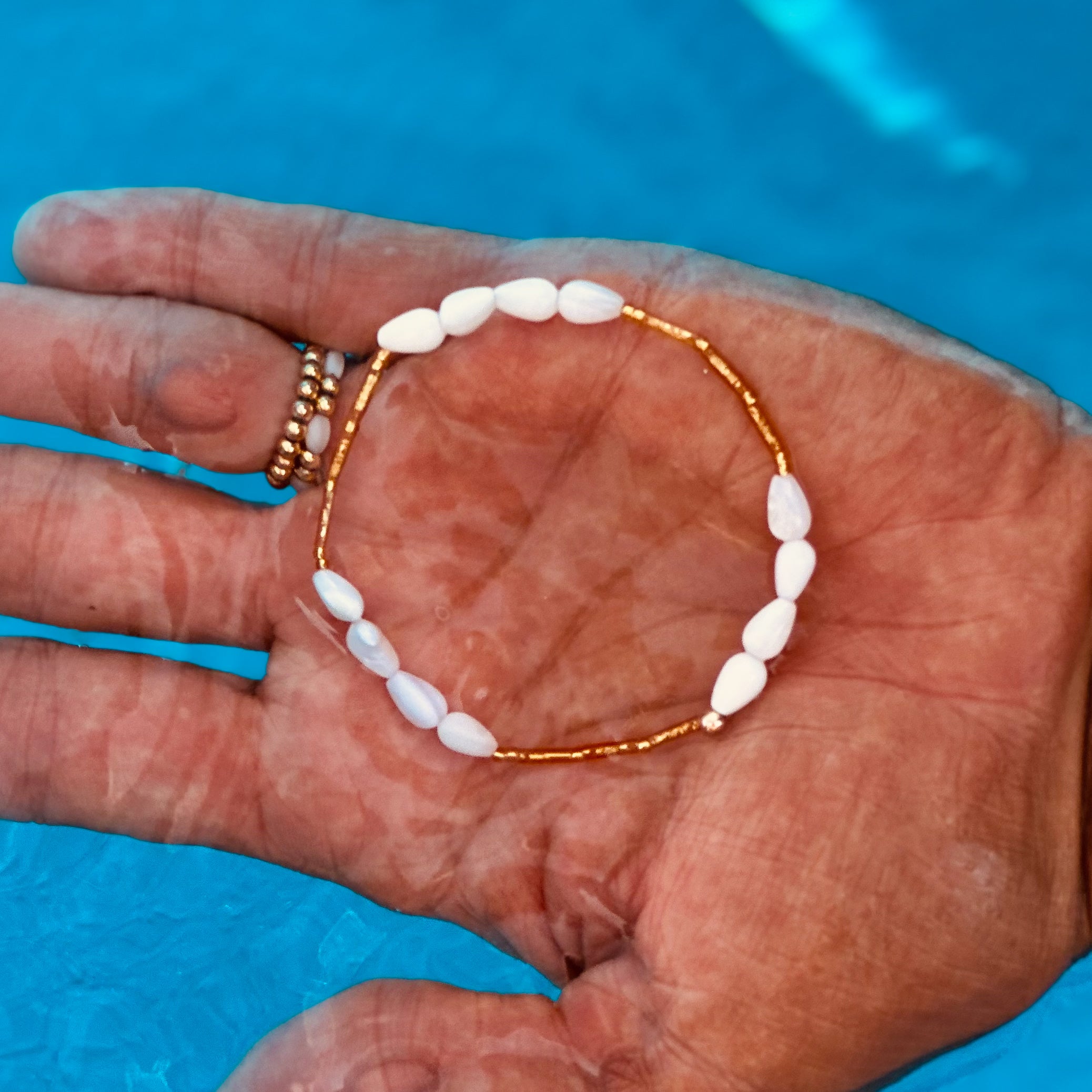 Sea Drop Anklet - K1