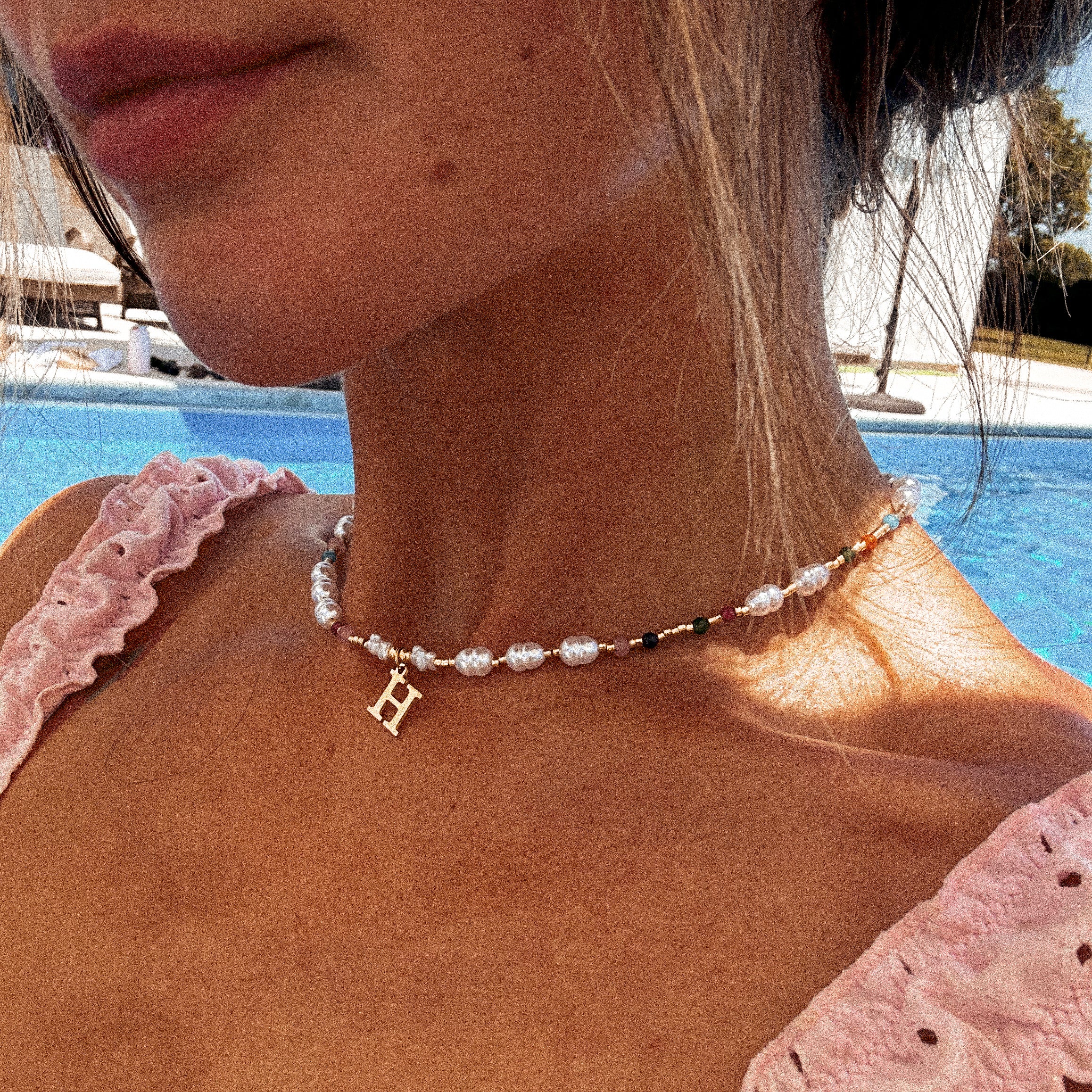 Pearl & H Necklace - N23