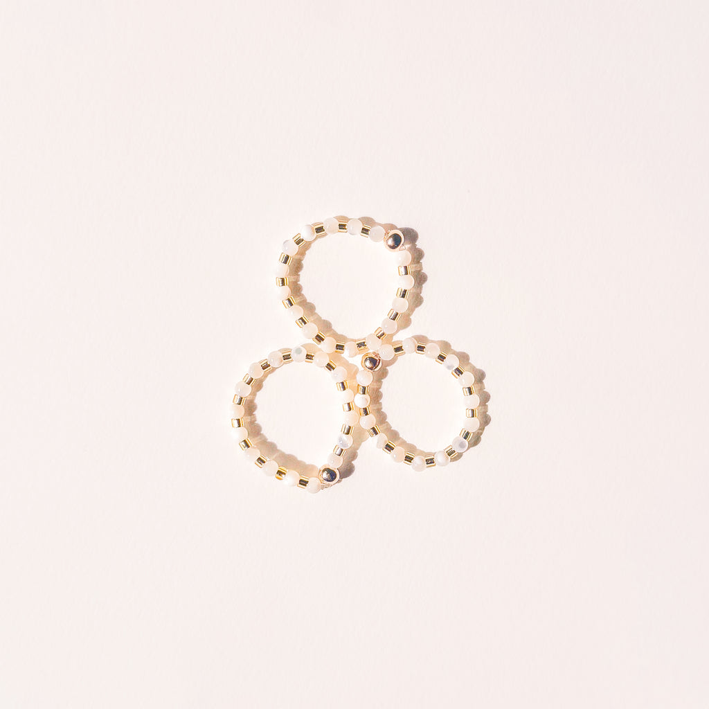 Crystal Wave Ring - B26