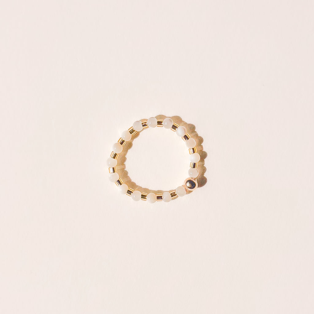 Crystal Wave Ring - B26