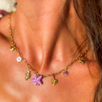 Seashell Soul Charm Necklace - N44