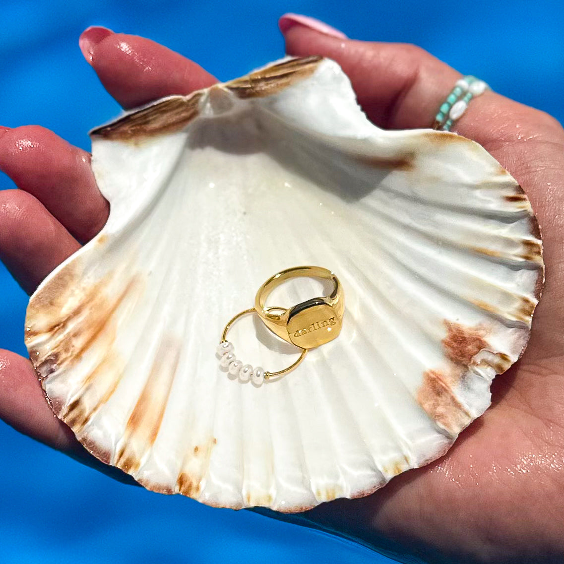 Charming Freshwater Pearl Ring - A5