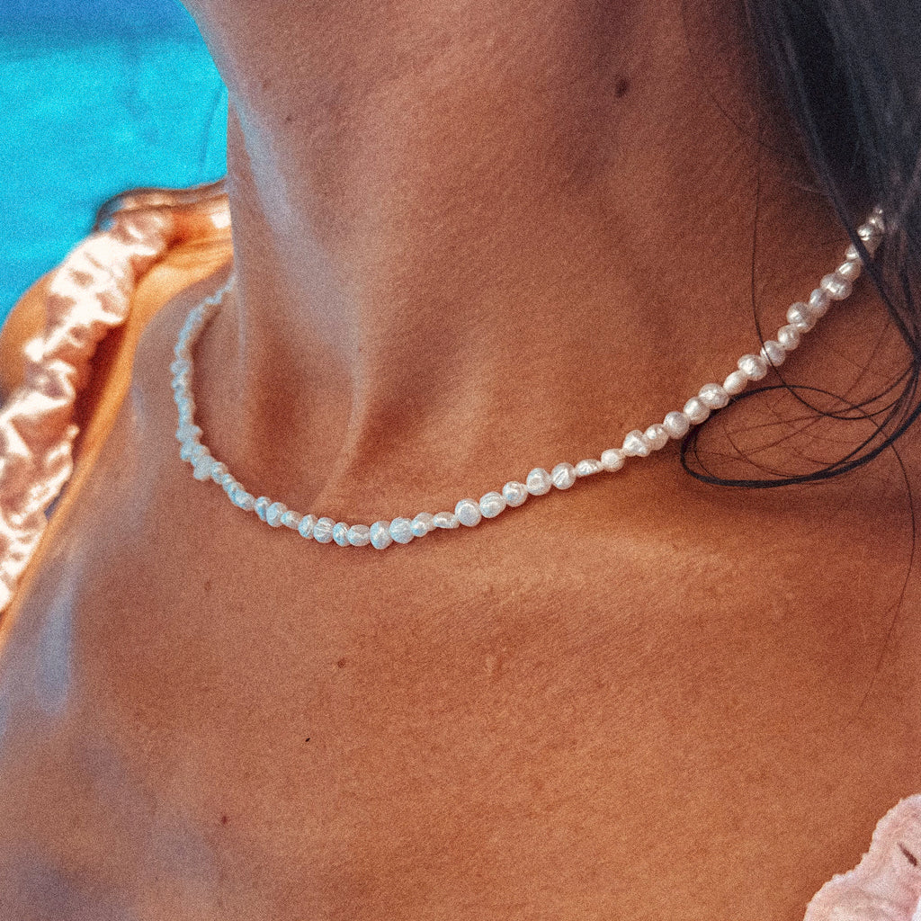 Moonlight Freshwater Pearl Necklace - N66