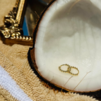 Sea Kiss Huggie Hoop Earrings - E15