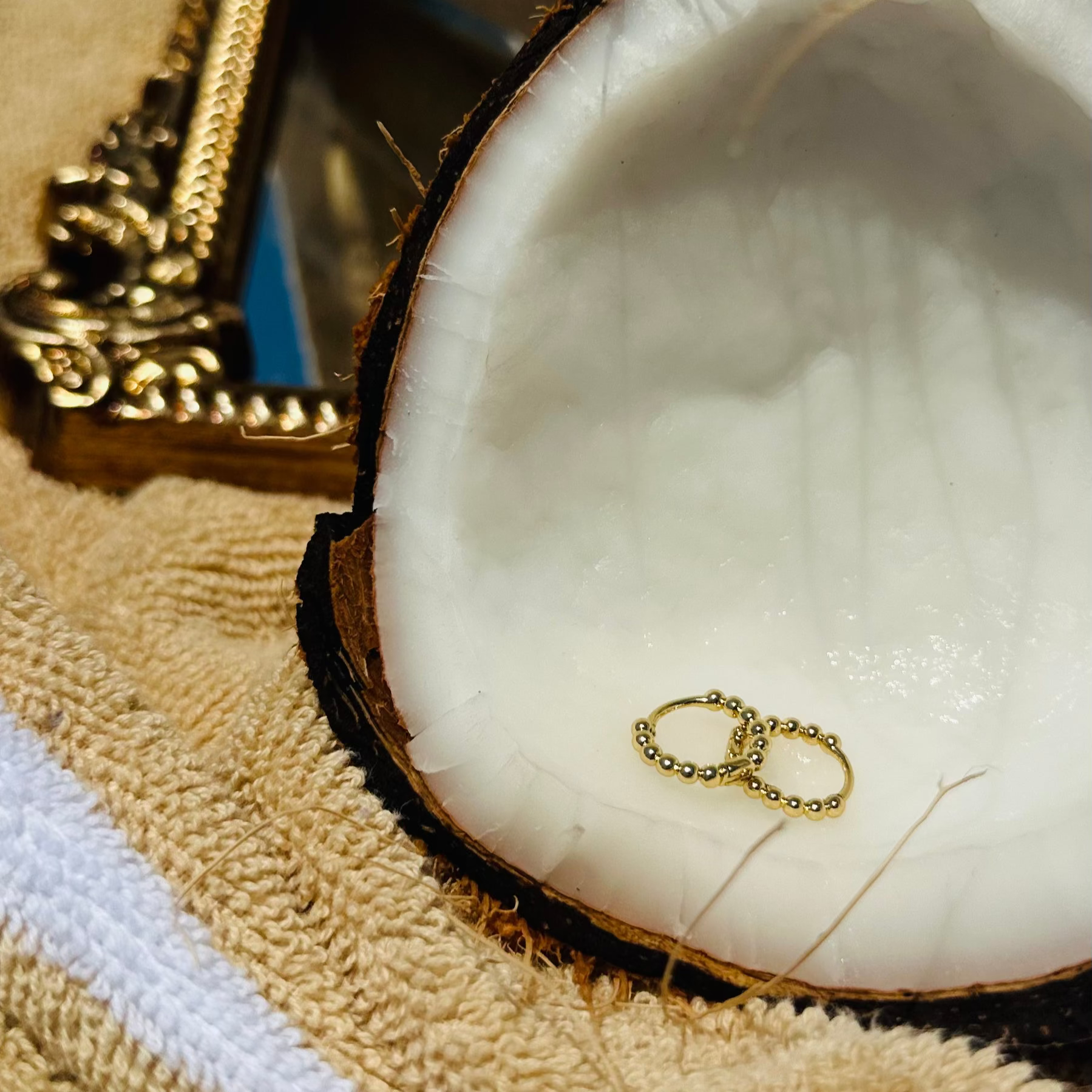 Sea Kiss Huggie Hoop Earrings - E15