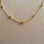 Golden Flora Necklace - N11