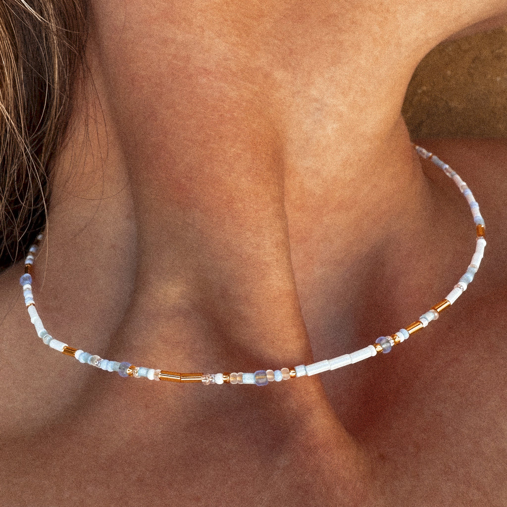 Azure Whisper Necklace - N16