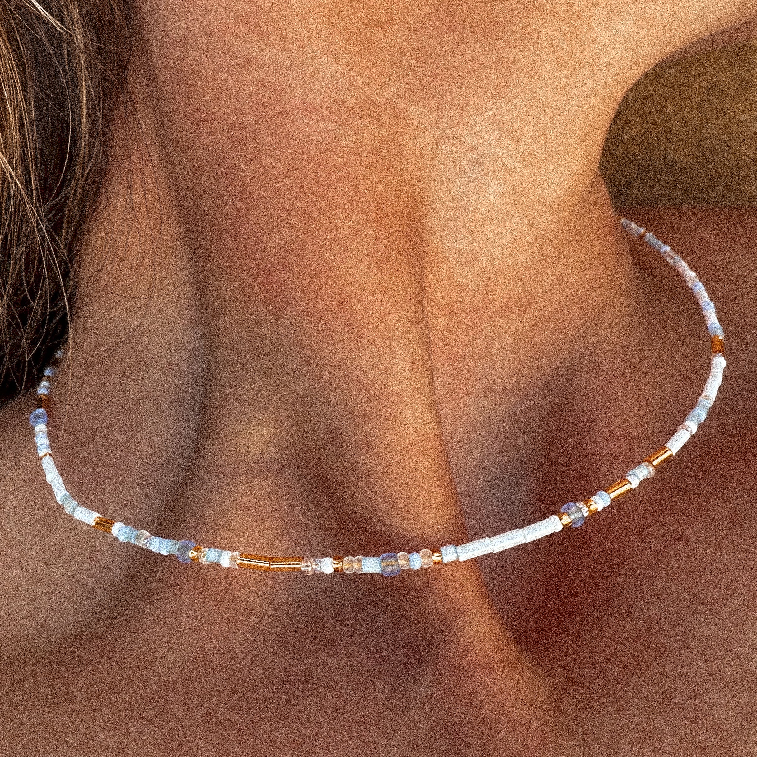 Azure Whisper Necklace - N16