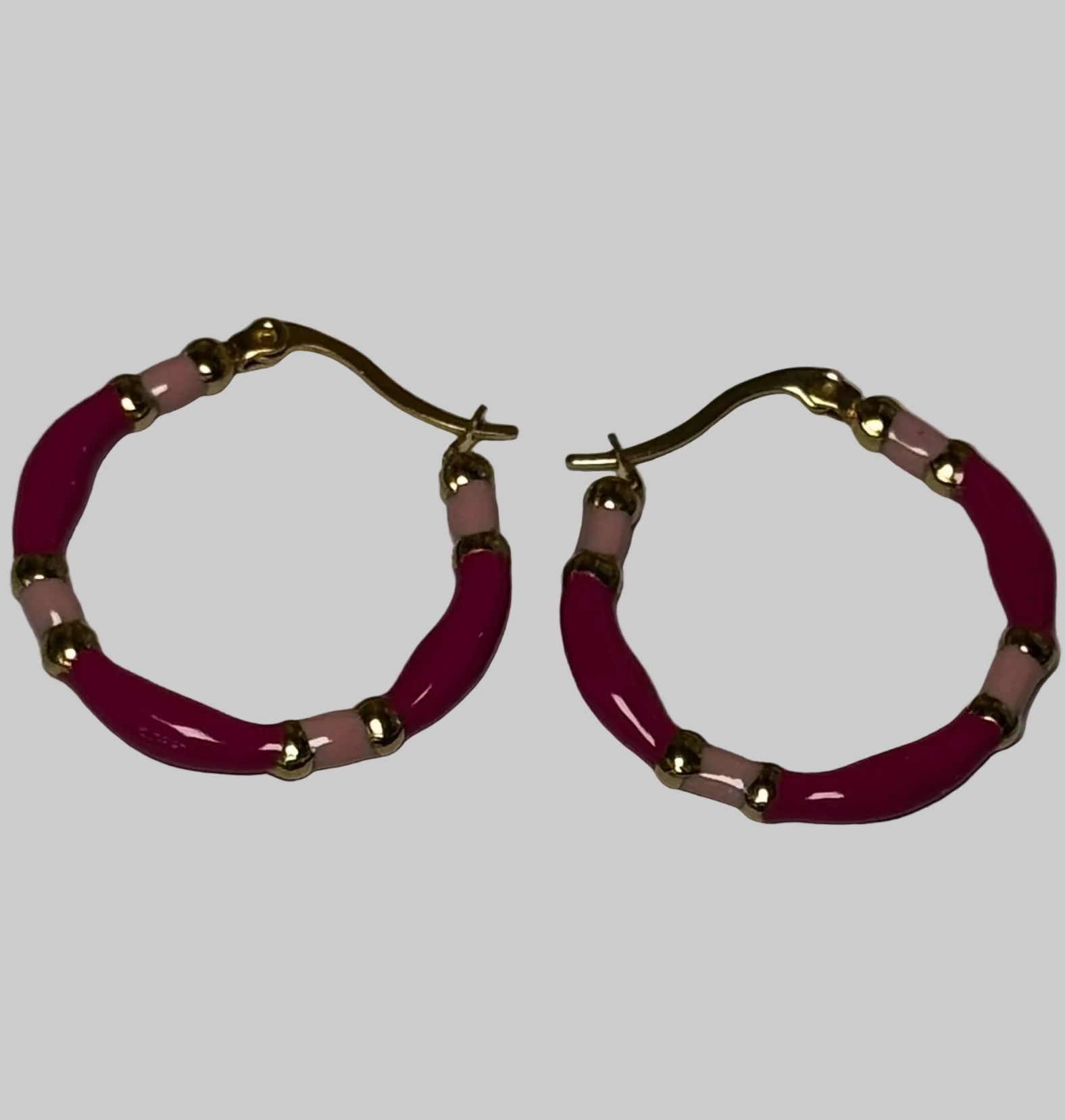 Cotton Candy Hoop Earring - E23