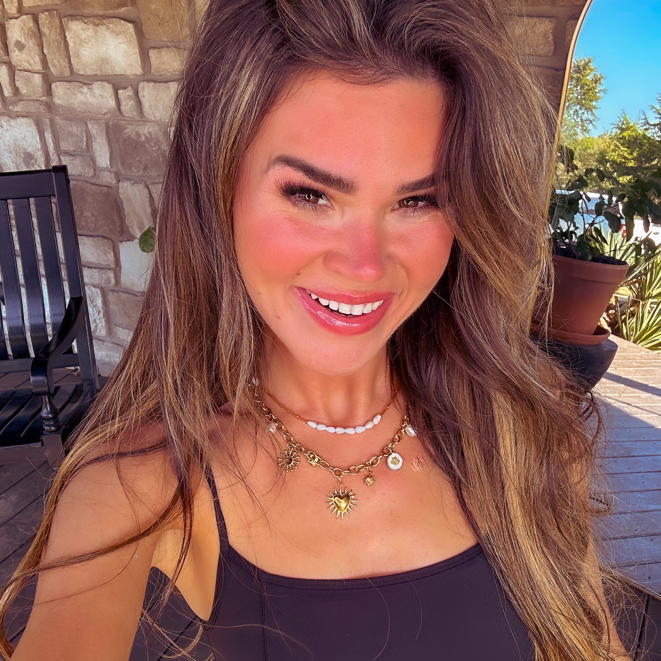 Sun-Kissed Flame Necklace  - N30