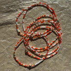 Orange & White Bracelet - S32