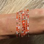 Orange & White Bracelet - S32