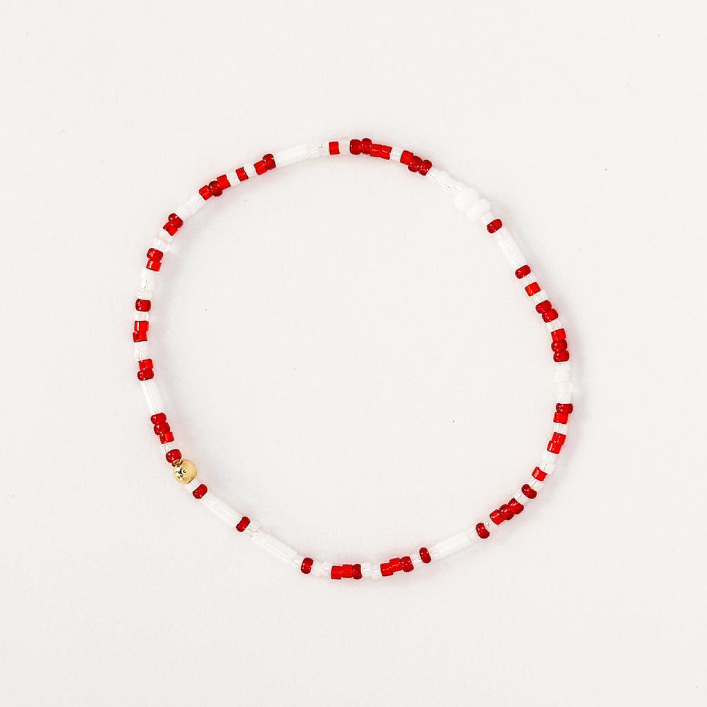Red & White Bracelet - S39