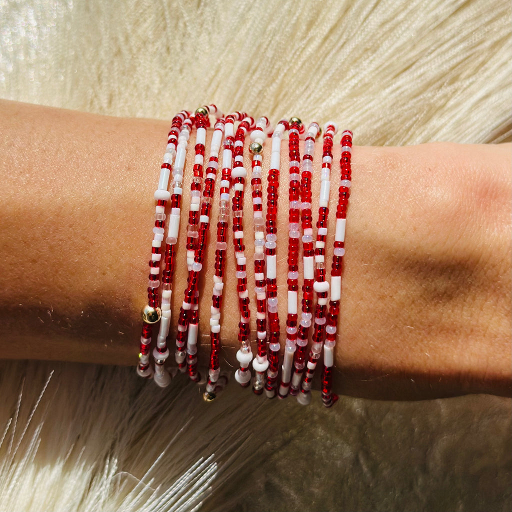 Red & White Bracelet - S39
