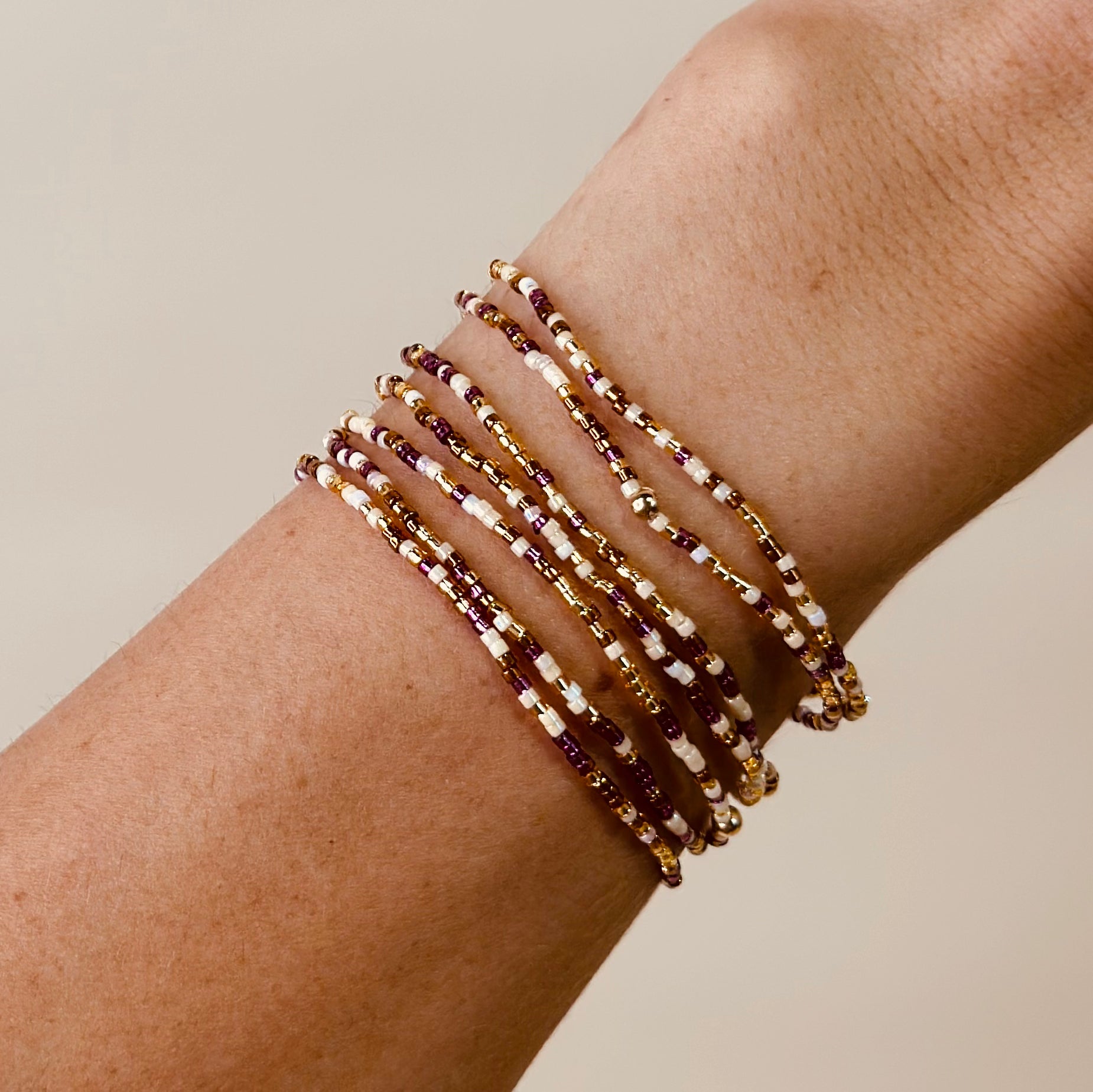 Purple Earth Bracelet - S36