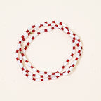 Shell & Red Bracelet - S40