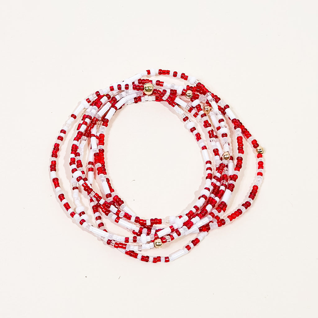 Red & White Bracelet - S39