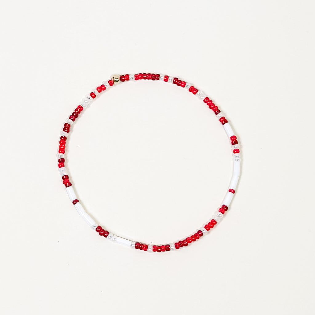 Red & White Bracelet - S39