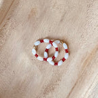 White & Red Ring  - B21