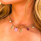 Seashell Soul Charm Necklace - N44