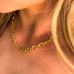 Bold Link Statement Chain Necklace - N72