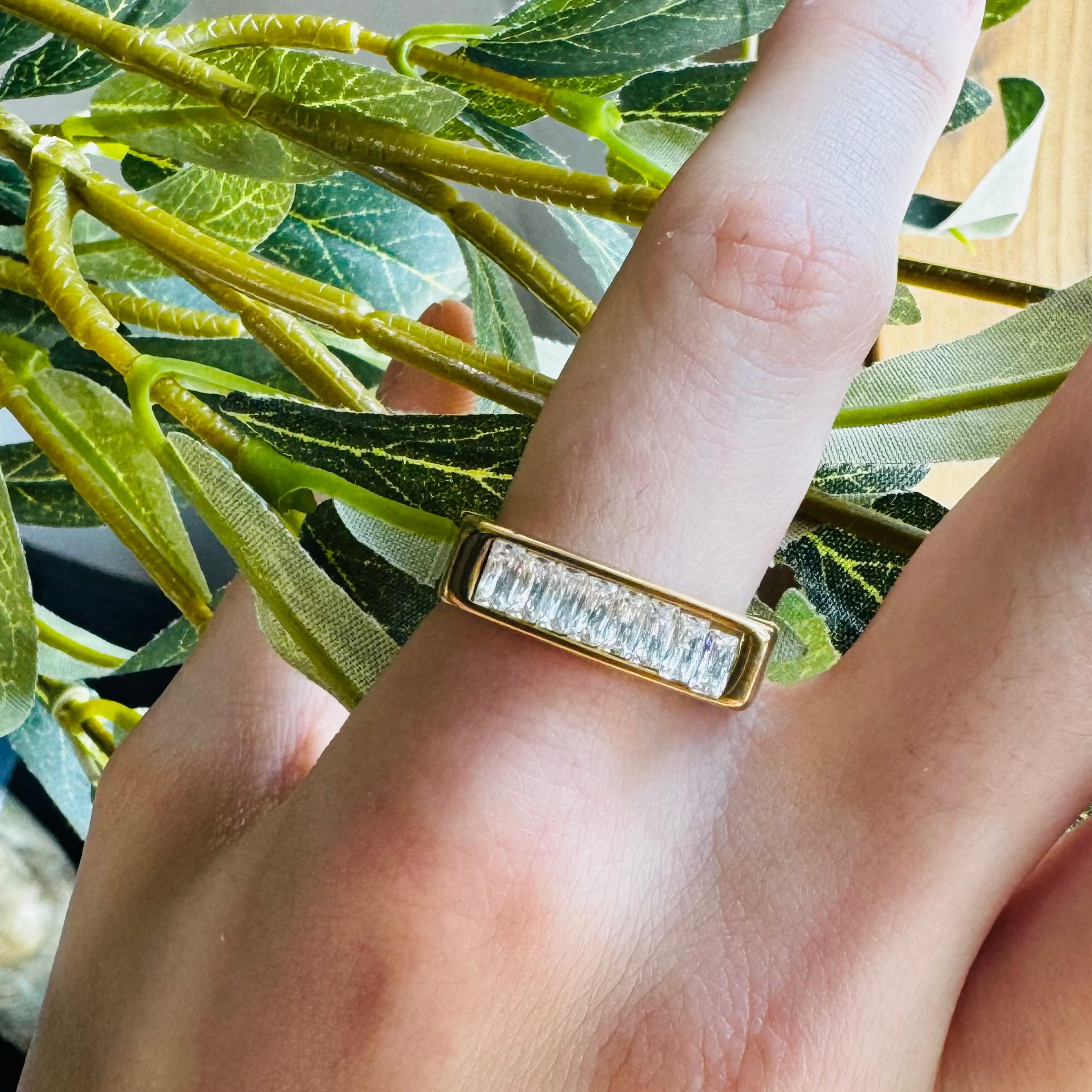 Diamond Cluster Statement  Ring - A125