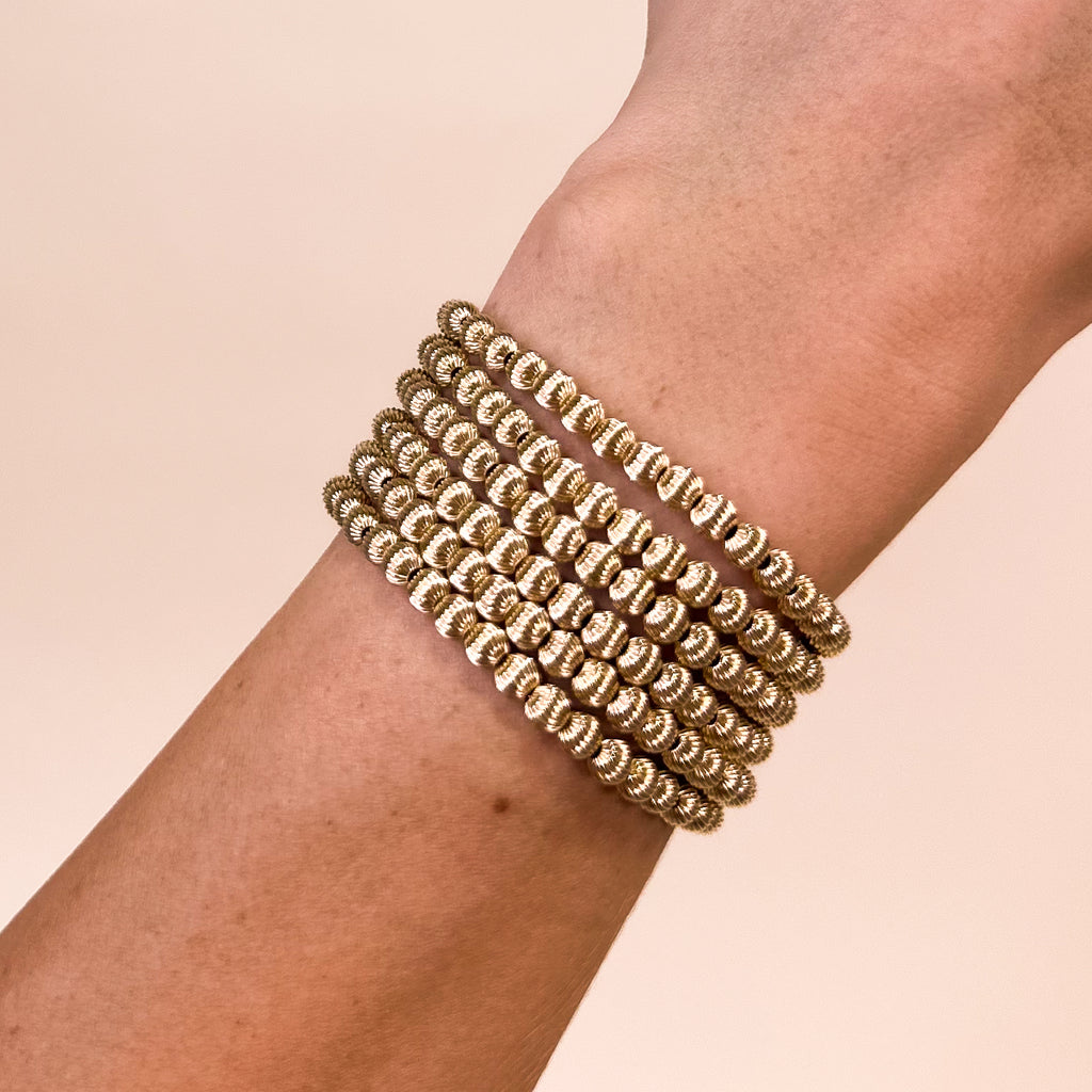 Serenity 5mm Fluted Bracelet - S114