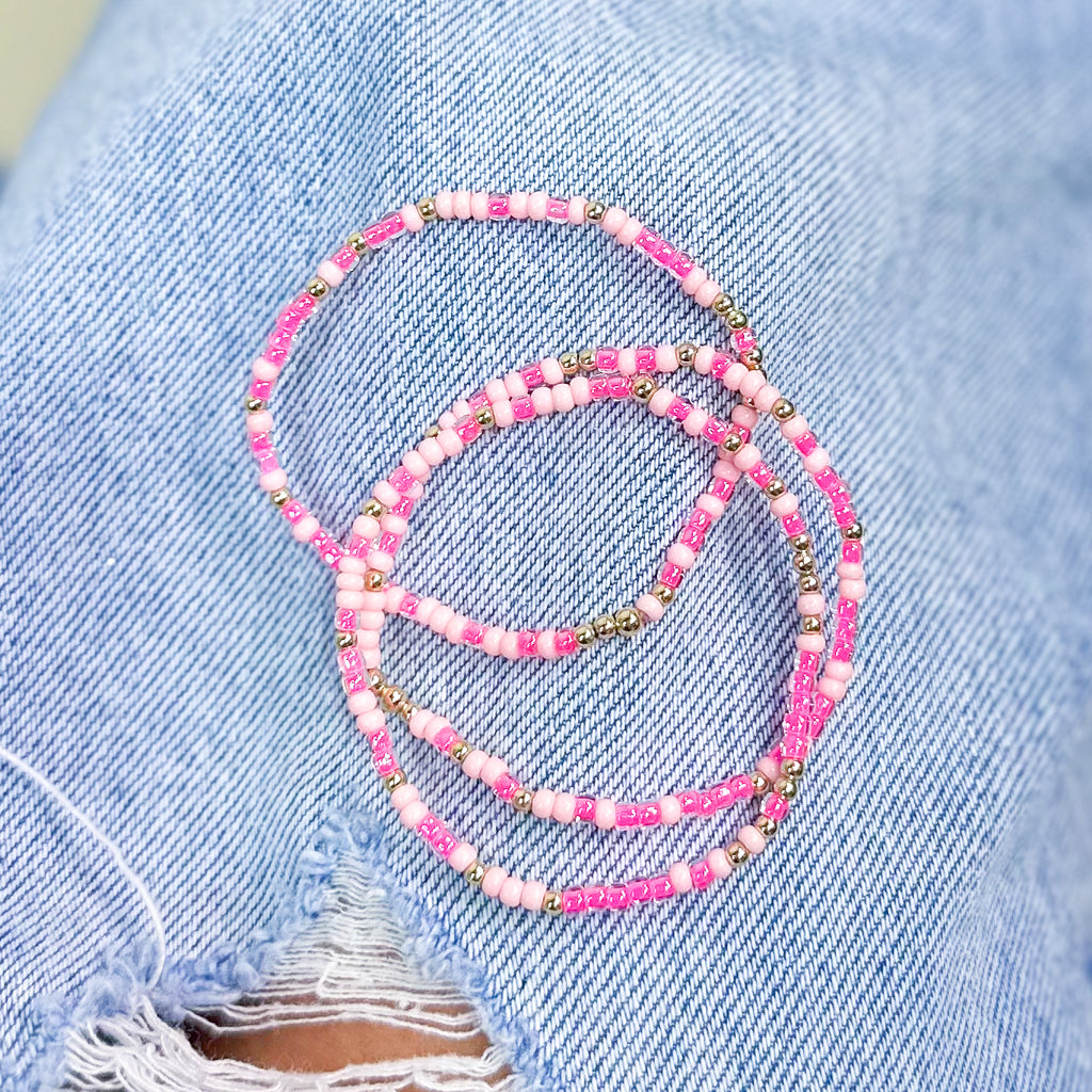 Pink Sprinkle Bracelet - S123