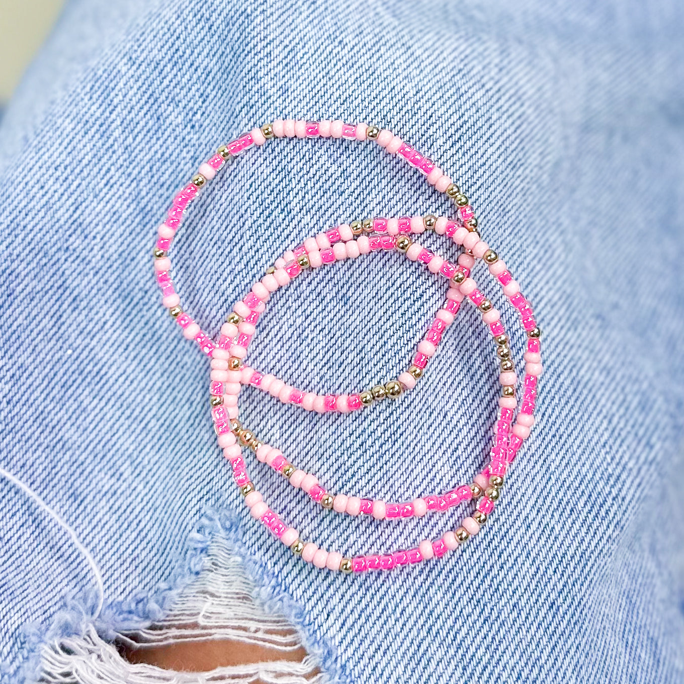 Pink Sprinkle Bracelet - S123