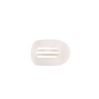 Coconut White | Tiny | Flat Round Clip