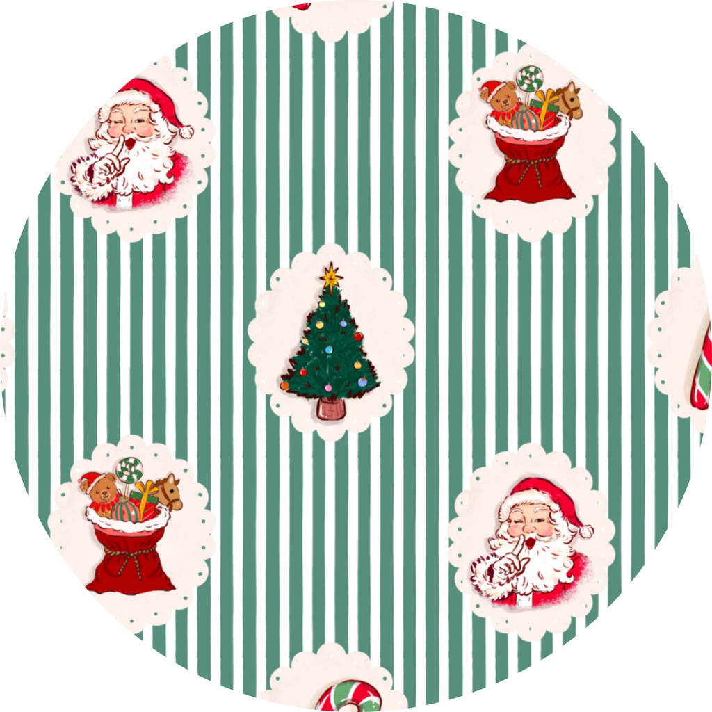 Christmas Classic Stripe Kids Pajamas