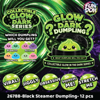 Fun Doh Glow-in-the-Dark Mystery Dumpling Squishy Toy Black : GLOWSQU